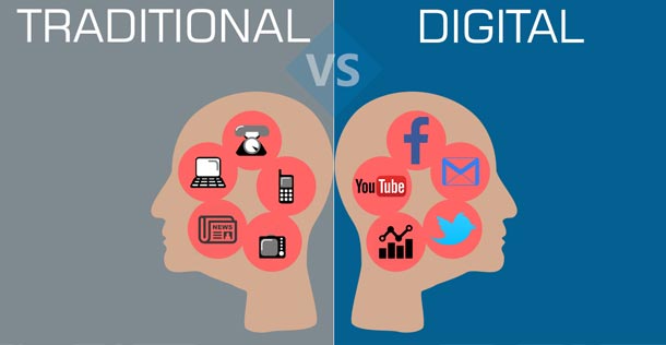 Traditional vs Digital marketing
